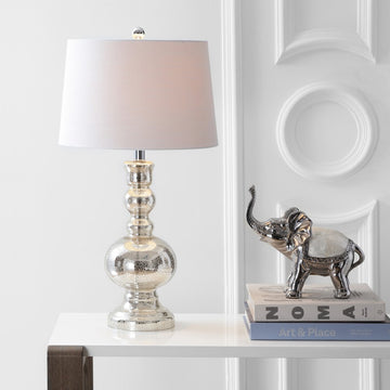 Genie 28.5" Glass LED Table Lamp - JONATHAN Y